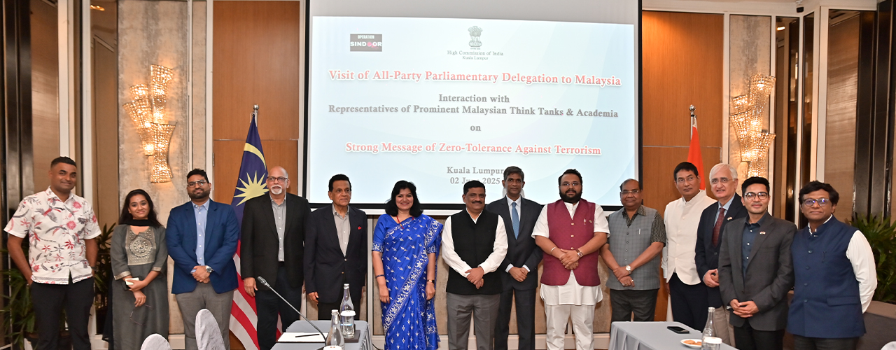 All-Party Parliamentary Delegation, led by Hon’ble MP Mr. Sanjay Kumar Jha, engages with Think Tanks and Academia in Malaysia